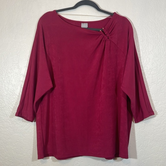 Chico’s Dolman Detail Top Size 3 - Picture 5 of 12
